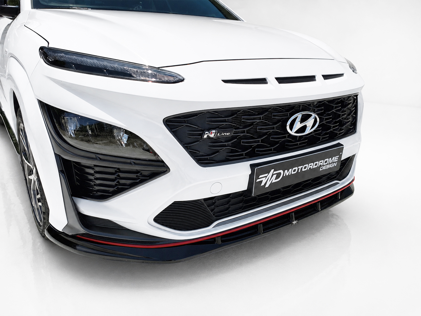 MOTORDROME - Εμπρός Σπλίτερ Για Hyundai Kona Ν / N-line MK1 Facelift - 1 Τεμ.  (K223-001) - Thumbnail 3