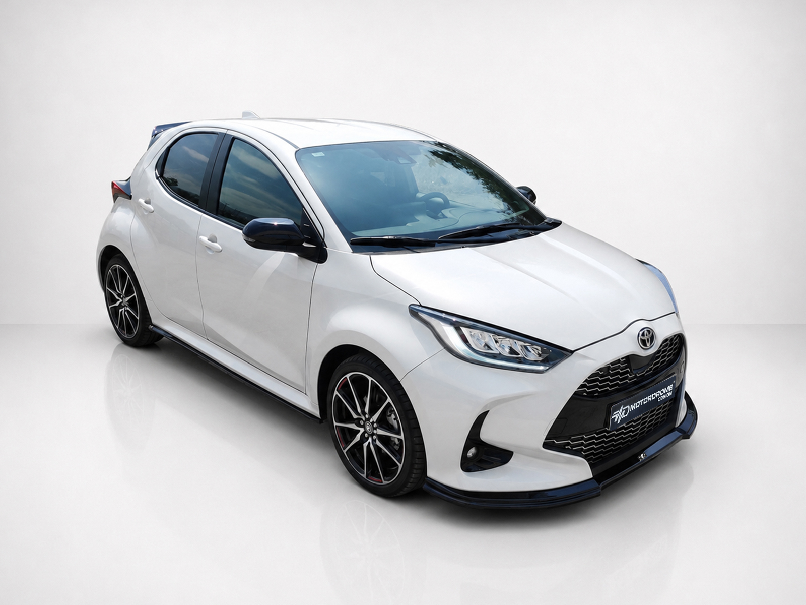 MOTORDROME - Εμπρός Σπλίτερ Για Toyota Yaris MK4 Gr Sport (2022-) - 1 Τεμ.  (K169-001) - Thumbnail 2