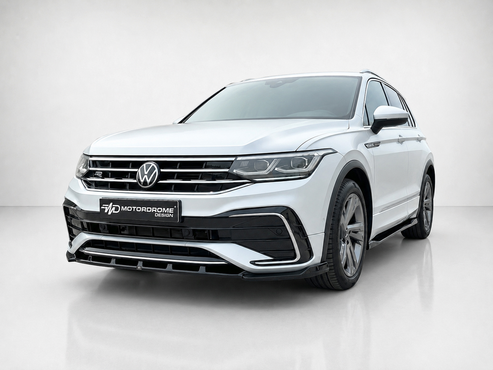 MOTORDROME - Εμπρός Σπλίτερ Για Volkswagen Tiguan R / R-line MK2 Facelift (2020-2024) - 1 Τεμ.  (K218-001) - Thumbnail 2