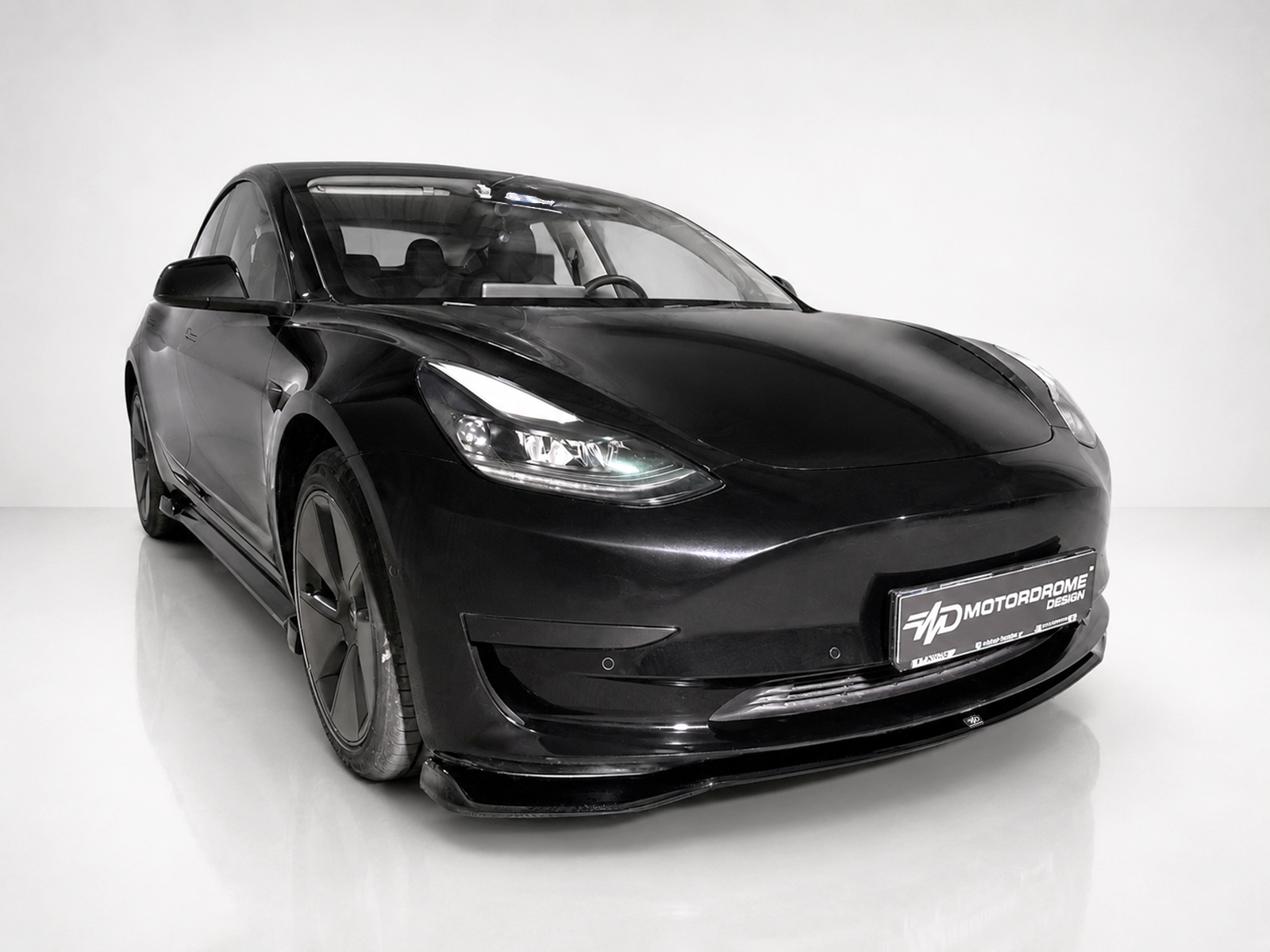 MOTORDROME - Εμπρός Σπλίτερ V.1 Για Tesla Model 3 - 1 Τεμ.  (K214-001) - Thumbnail 2