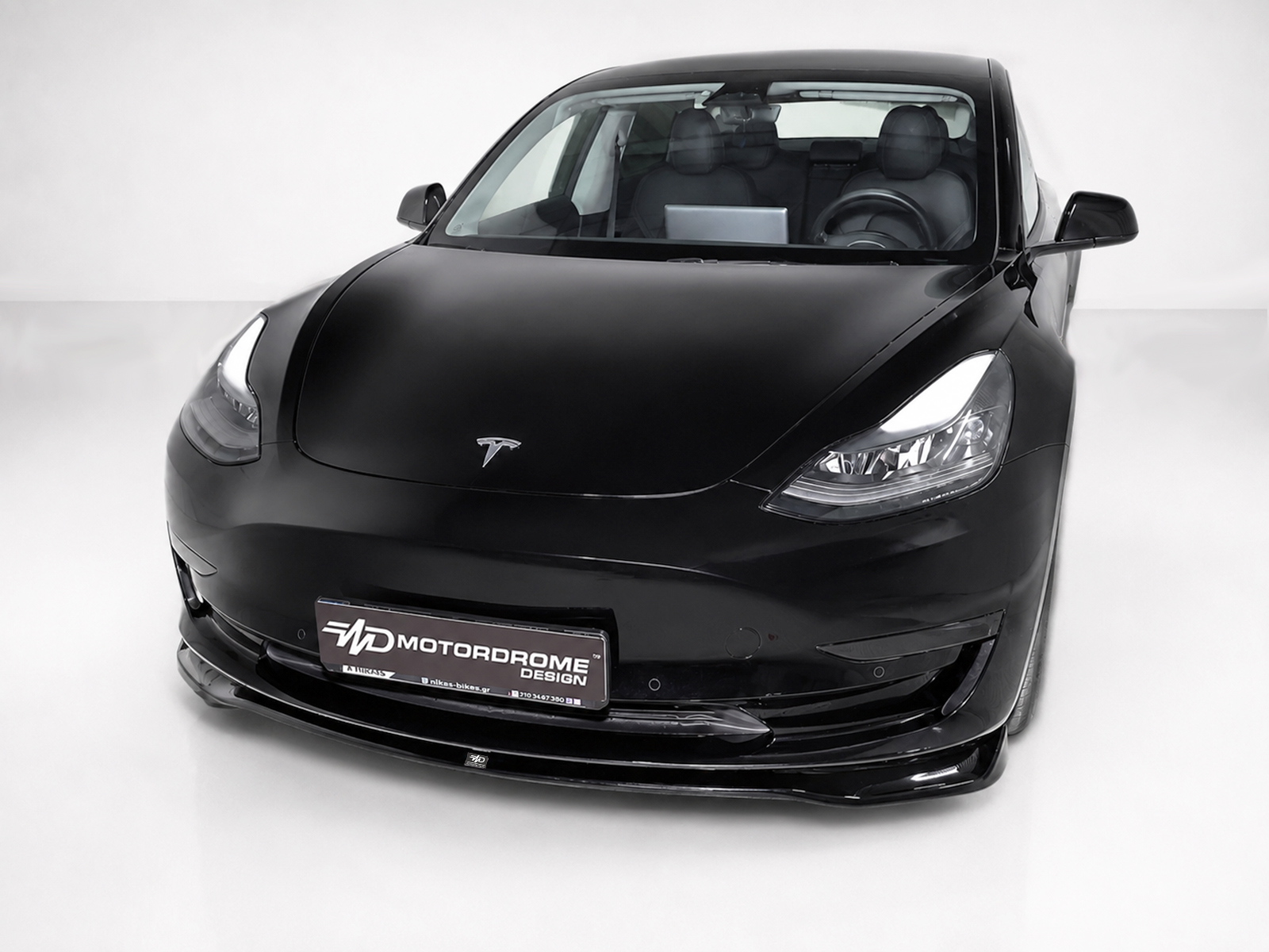MOTORDROME - Εμπρός Σπλίτερ V.1 Για Tesla Model 3 - 1 Τεμ.  (K214-001) - Thumbnail 3
