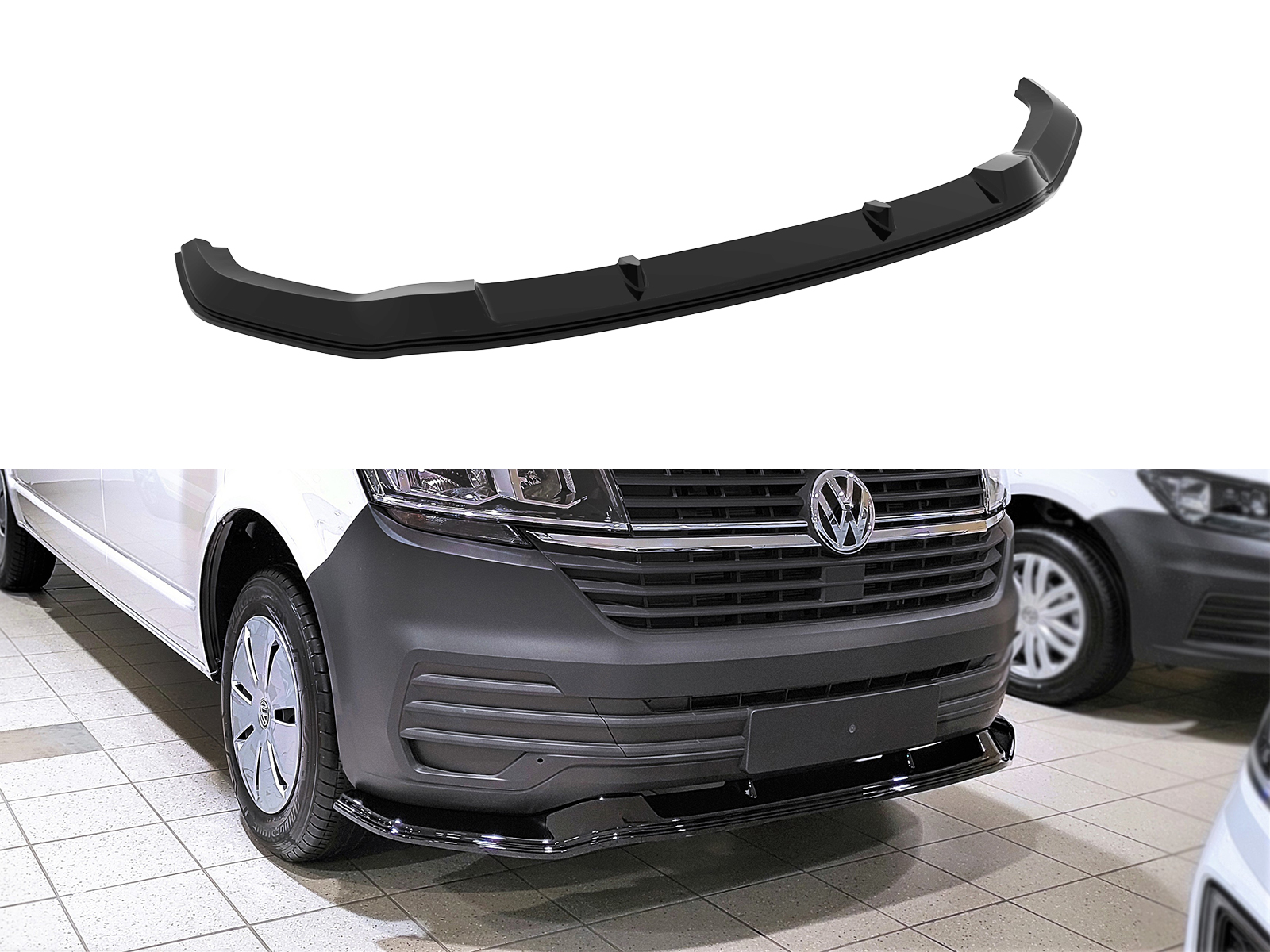 Motordrome - Εμπρός Σπλίτερ V.1 για Volkswagen T6.1 Standard Bumper - 1 Τεμ. (K168-001)