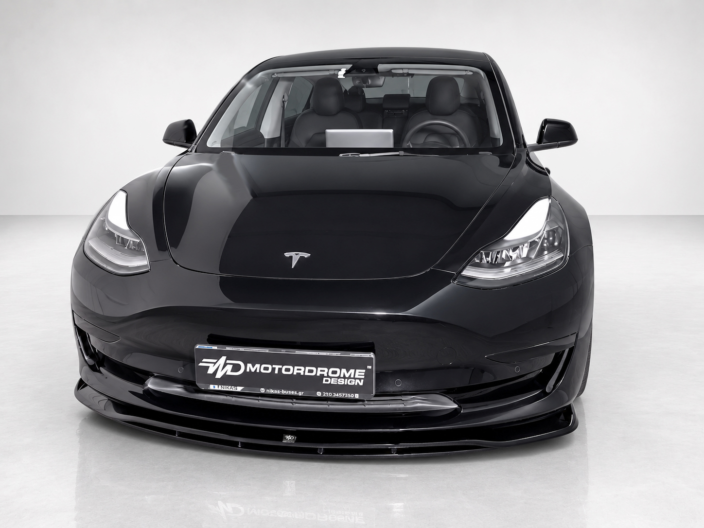 MOTORDROME - Εμπρός Σπλίτερ V.2 Για Tesla Model 3 - 1 Τεμ.  (K214-002) - Thumbnail 3