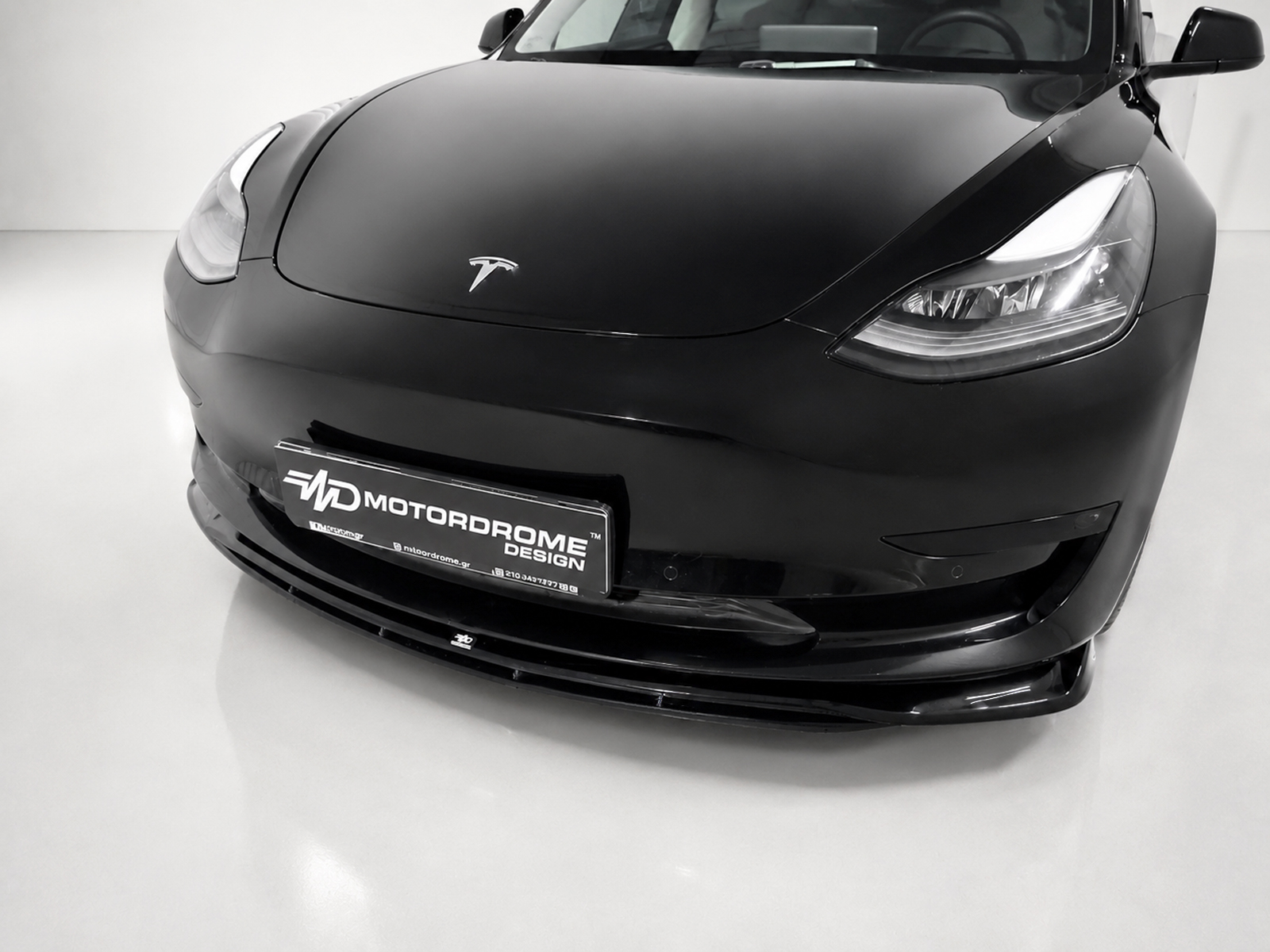 MOTORDROME - Εμπρός Σπλίτερ V.2 Για Tesla Model 3 - 1 Τεμ.  (K214-002) - Thumbnail 4