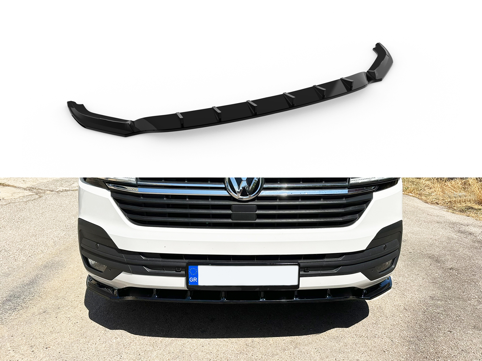 Motordrome - Εμπρός Σπλίτερ V.2 για Volkswagen T6.1 Standard Bumper - 1 Τεμ.  (K168-002)