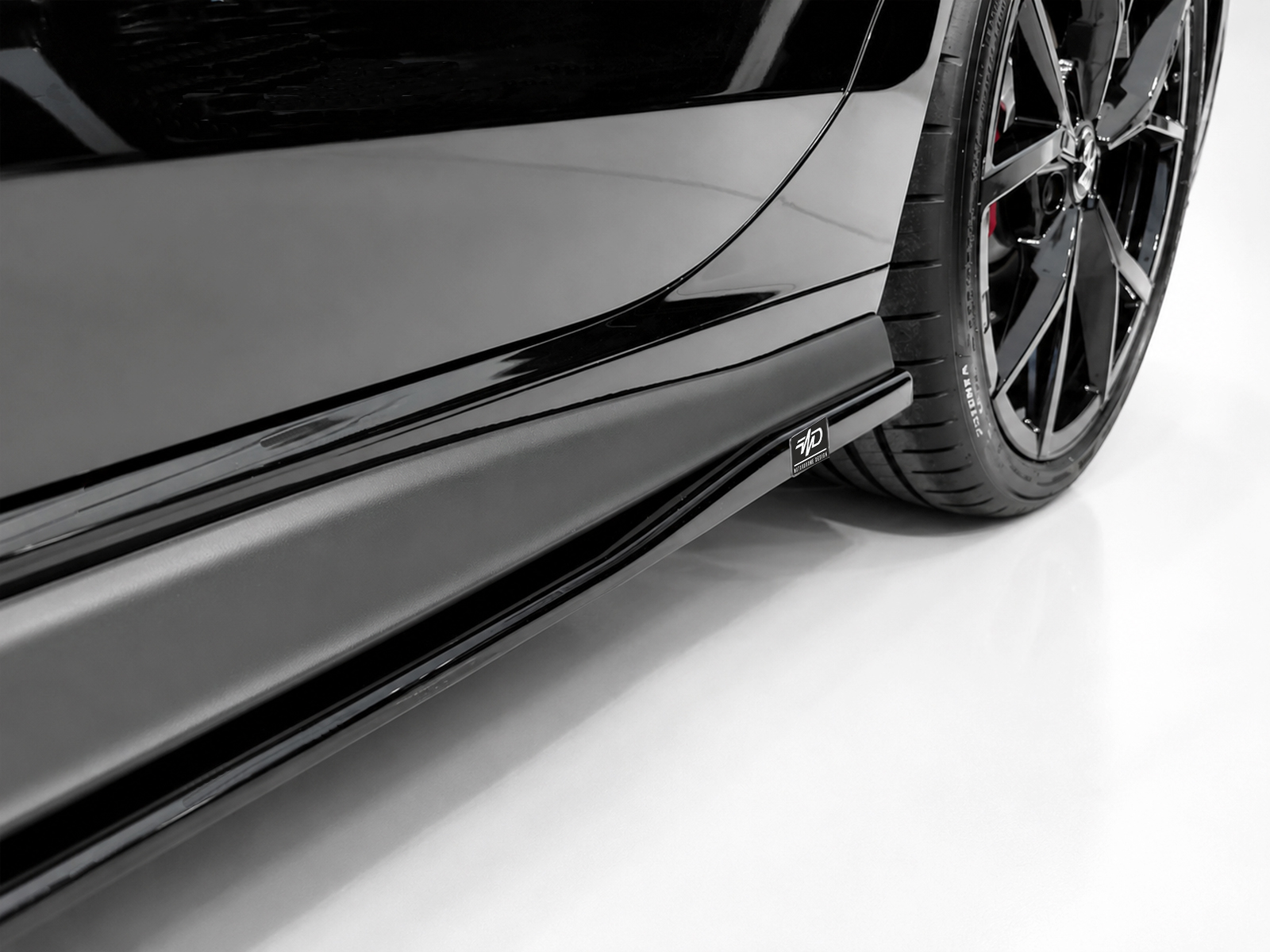 MOTORDROME - Επιπρόσθετα Μαρσπιέ V.2 Για Volkswagen Golf MK8 GTI / Gte / GTI Clubsport / R-line - 1 Σετ. (K192-007) - Thumbnail 3