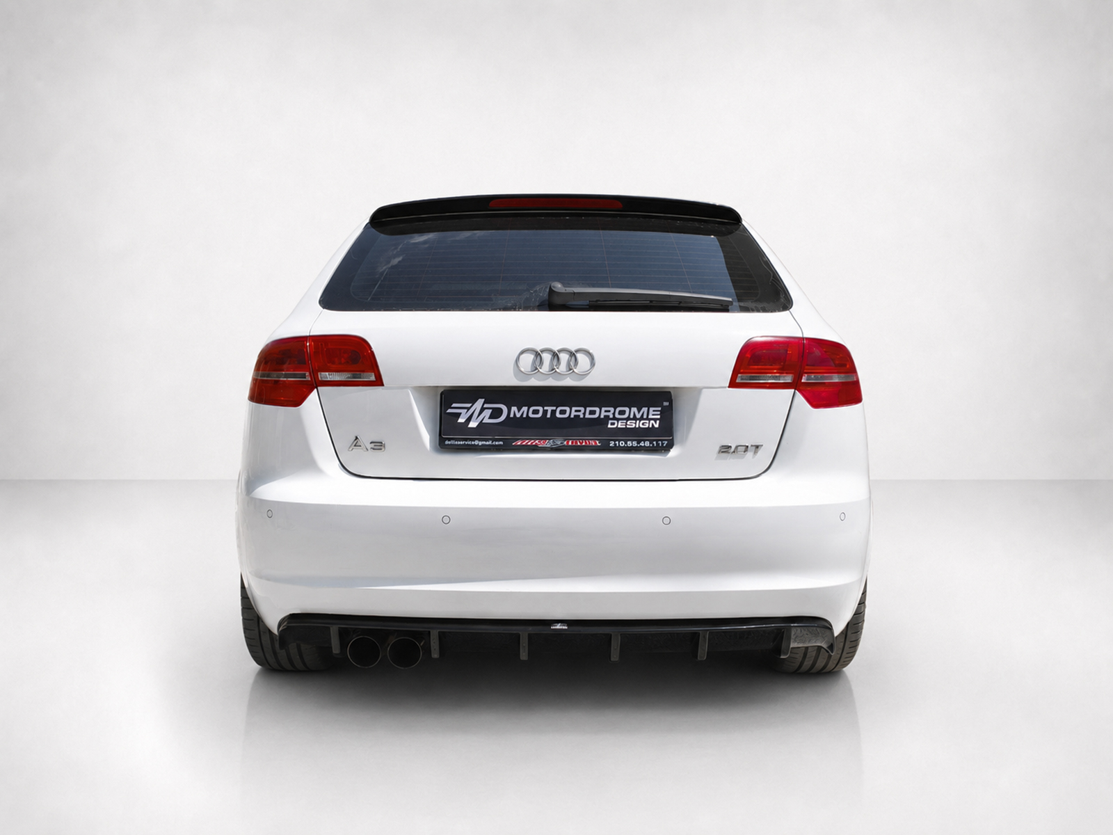 Motordrome - Πίσω Διαχύτης για Audi A3 8P Sportback (2008-2012) - 1 Τεμ. (K151-002)
