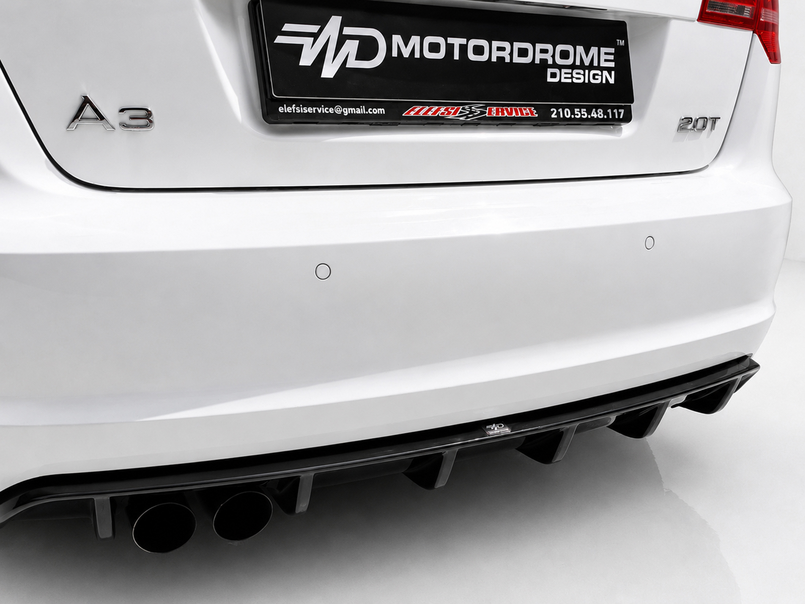 MOTORDROME - Πίσω Διαχύτης Για Audi A3 8P Sportback (2008-2012) - 1 Τεμ.  (K151-002) - Thumbnail 4