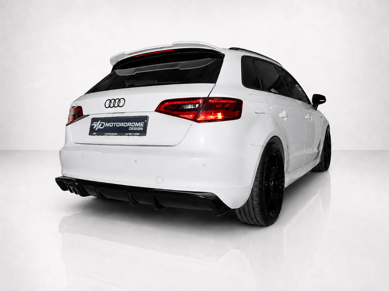 MOTORDROME - Πίσω Διαχύτης Για Audi A3 8V Sportback (2013-2016) (μονή Εξάτμιση) - 1 Τεμ.  (K152-001) - Thumbnail 3