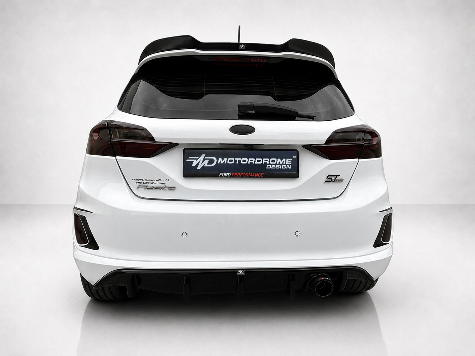Motordrome - Πίσω Διαχύτης για Ford Fiesta Mk8 ST-Line (2017-) - 1 Τεμ. (K182-004)