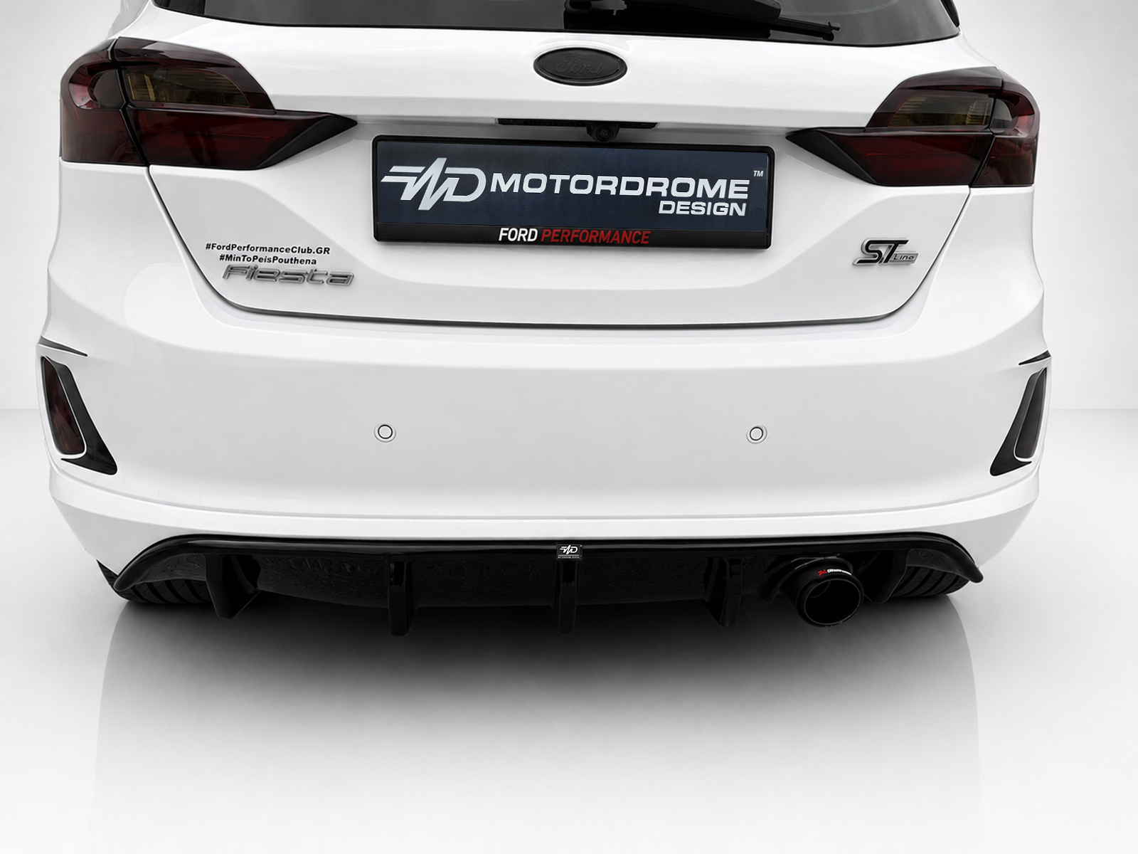 MOTORDROME - Πίσω Διαχύτης Για Ford Fiesta MK8 St-line (2017-) - 1 Τεμ.  (K182-004) - Thumbnail 3