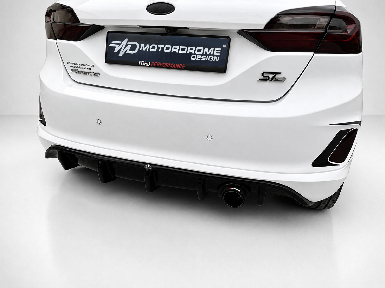MOTORDROME - Πίσω Διαχύτης Για Ford Fiesta MK8 St-line (2017-) - 1 Τεμ.  (K182-004) - Thumbnail 4