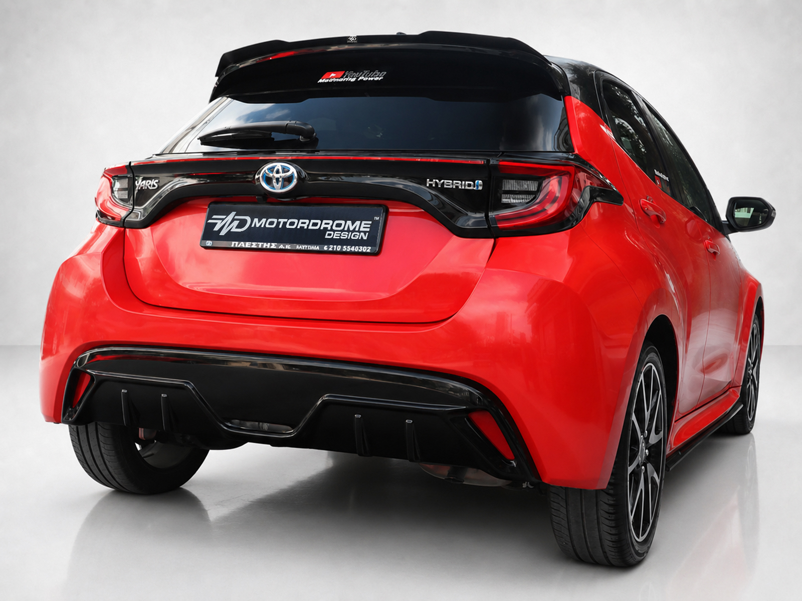 Motordrome - Πίσω Διαχύτης για Toyota Yaris Mk4 (2020-) - 1 Τεμ.  (K169-003)