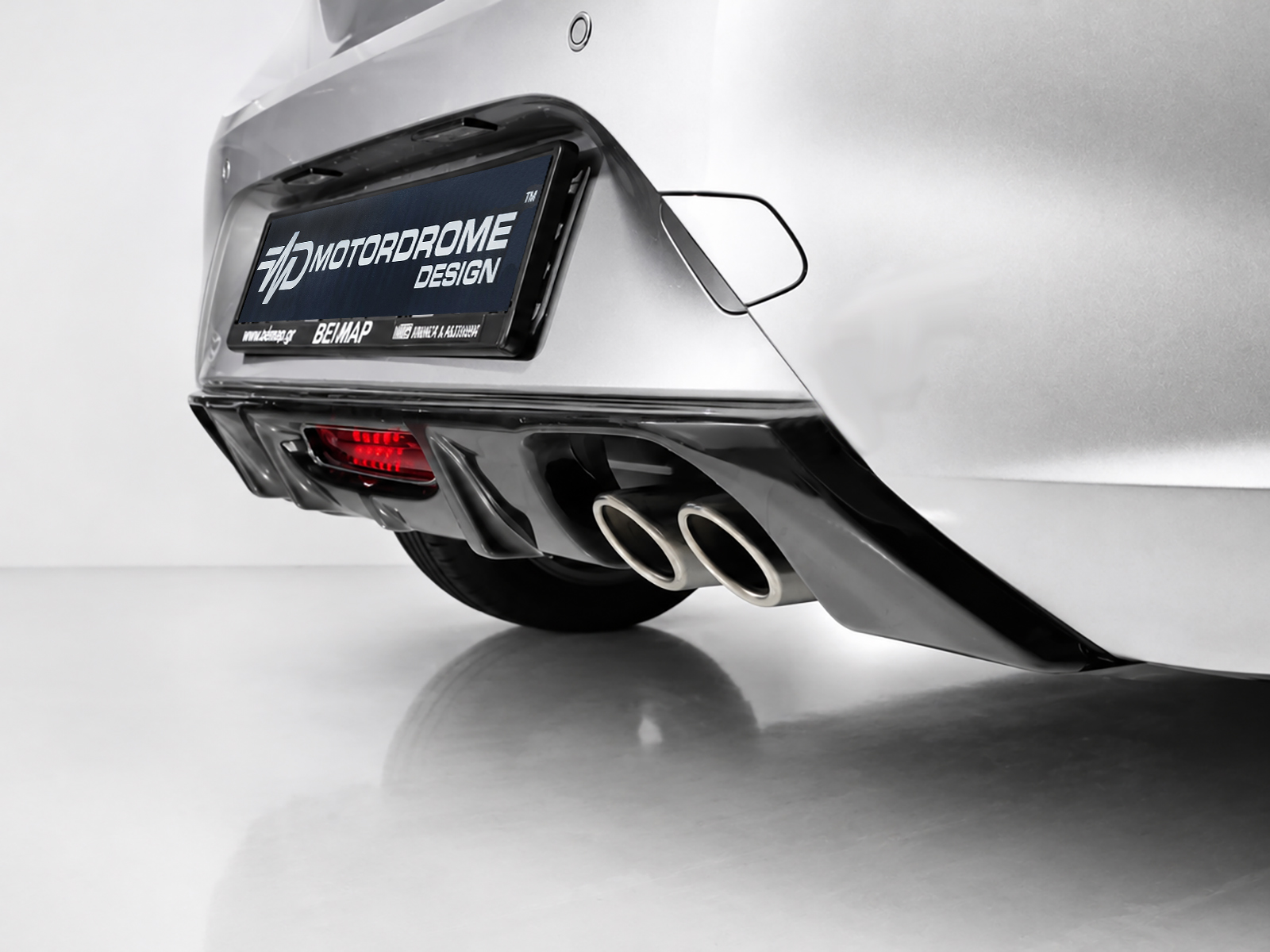 MOTORDROME - Πίσω Διαχύτης Με Διπλή Εξάτμιση Για Opel Corsa F Gs-line (2019-) - 1 Τεμ.  (K163-004) - Thumbnail 2
