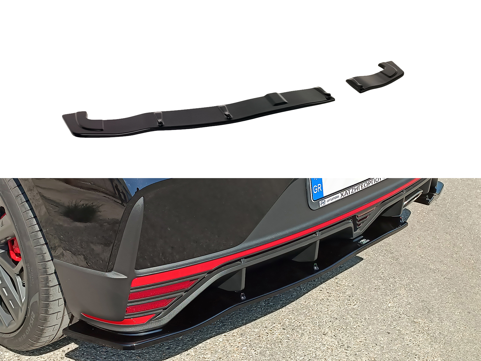 Motordrome - Πίσω Σπλίτερ για Hyundai i20 N Mk3 (2020-) - 1 Τεμ.  (K185-003)