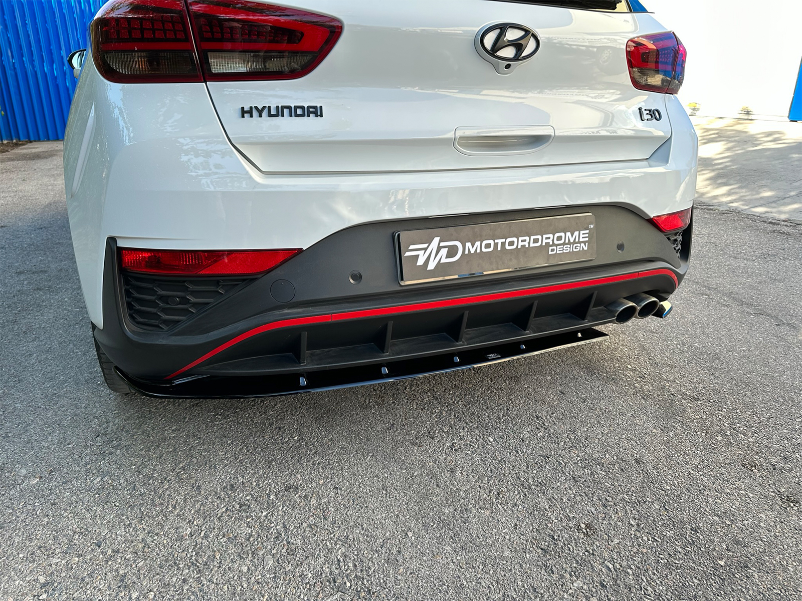 MOTORDROME - Πίσω Σπλίτερ Για Hyundai I30 MK3 N-line Hatchback Facelift (2020-) - 1 Τεμ.  (K180-002) - Thumbnail 3