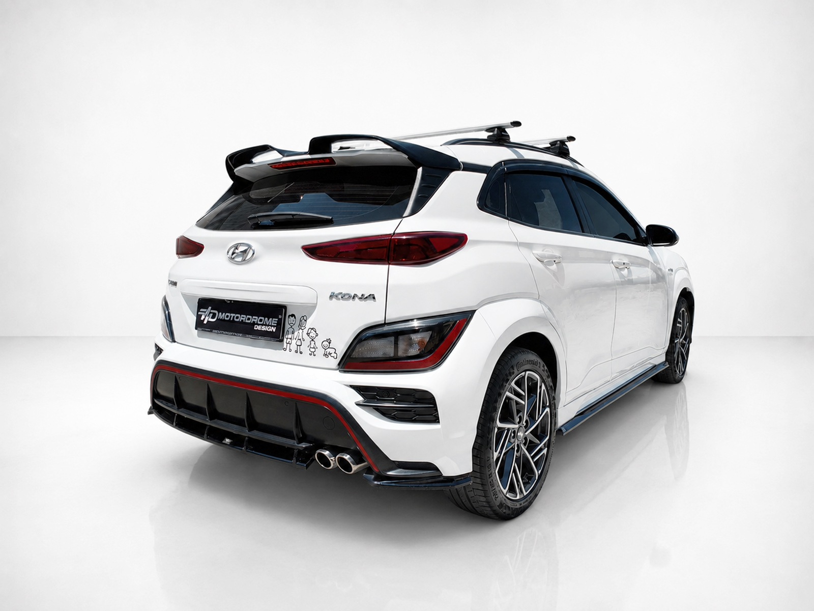 Motordrome - Πίσω Σπλίτερ για Hyundai Kona N-Line Mk1 Facelift - 1 Τεμ.  (K223-003)