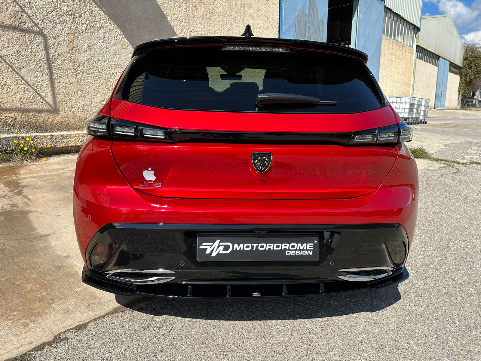 MOTORDROME - Πίσω Σπλίτερ Για Peugeot 308 MK3 Hatchback (2021-) - 1 Τεμ.  (K189-003) - Thumbnail 2