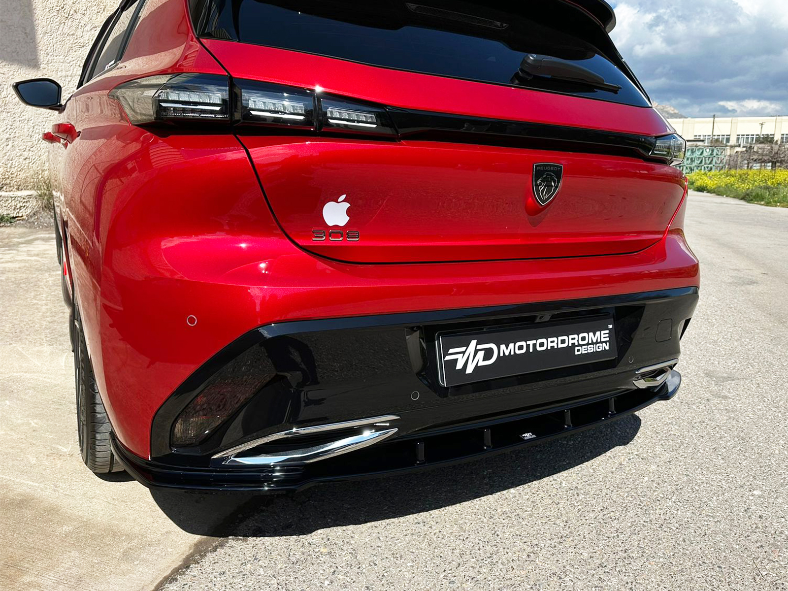 MOTORDROME - Πίσω Σπλίτερ Για Peugeot 308 MK3 Hatchback (2021-) - 1 Τεμ.  (K189-003) - Thumbnail 4
