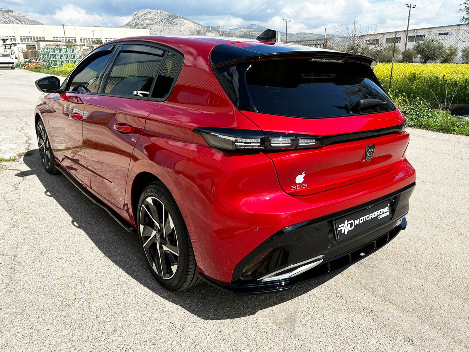 MOTORDROME - Πίσω Σπλίτερ Για Peugeot 308 MK3 Hatchback (2021-) - 1 Τεμ.  (K189-003) - Thumbnail 5