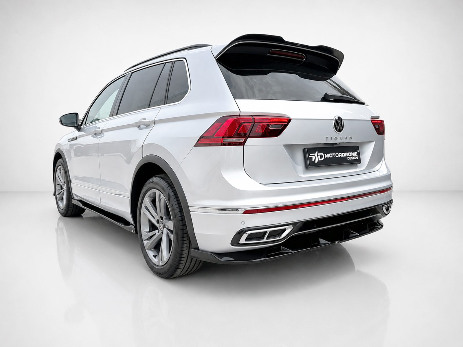 MOTORDROME - Πίσω Σπλίτερ Για Volkswagen Tiguan R-line MK2 Facelift (2020-2024) - 1 Τεμ.  (K218-003) - Thumbnail 2