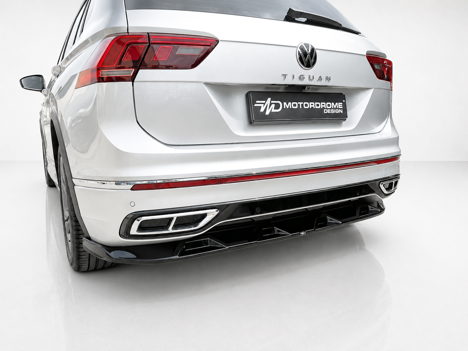 MOTORDROME - Πίσω Σπλίτερ Για Volkswagen Tiguan R-line MK2 Facelift (2020-2024) - 1 Τεμ.  (K218-003) - Thumbnail 3