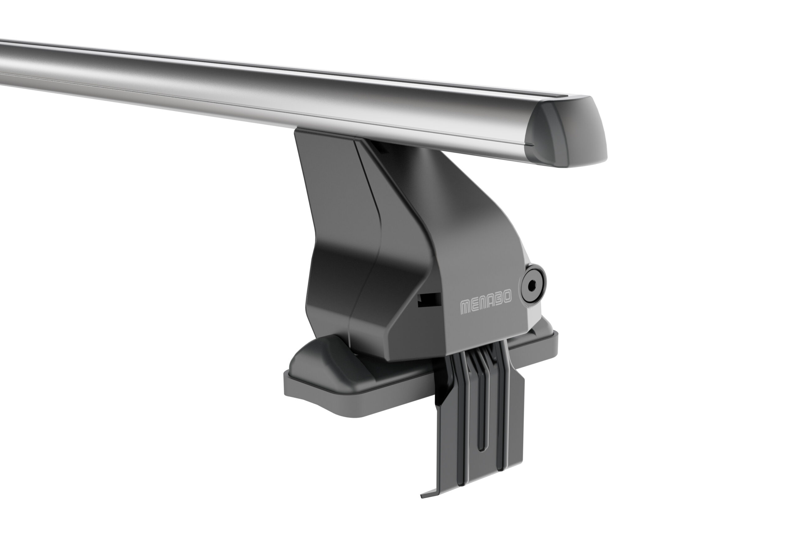 MENABO Ολοκληρωμένο Σετ Μπάρες Οροφής Αλουμινίου Omega M 112 Cm Σε Ασημί Χρώμα Για Citroen C1 5 Doors 2005>2014 - 2 Τεμ. (9790/MB+13460/MB) - Thumbnail 5