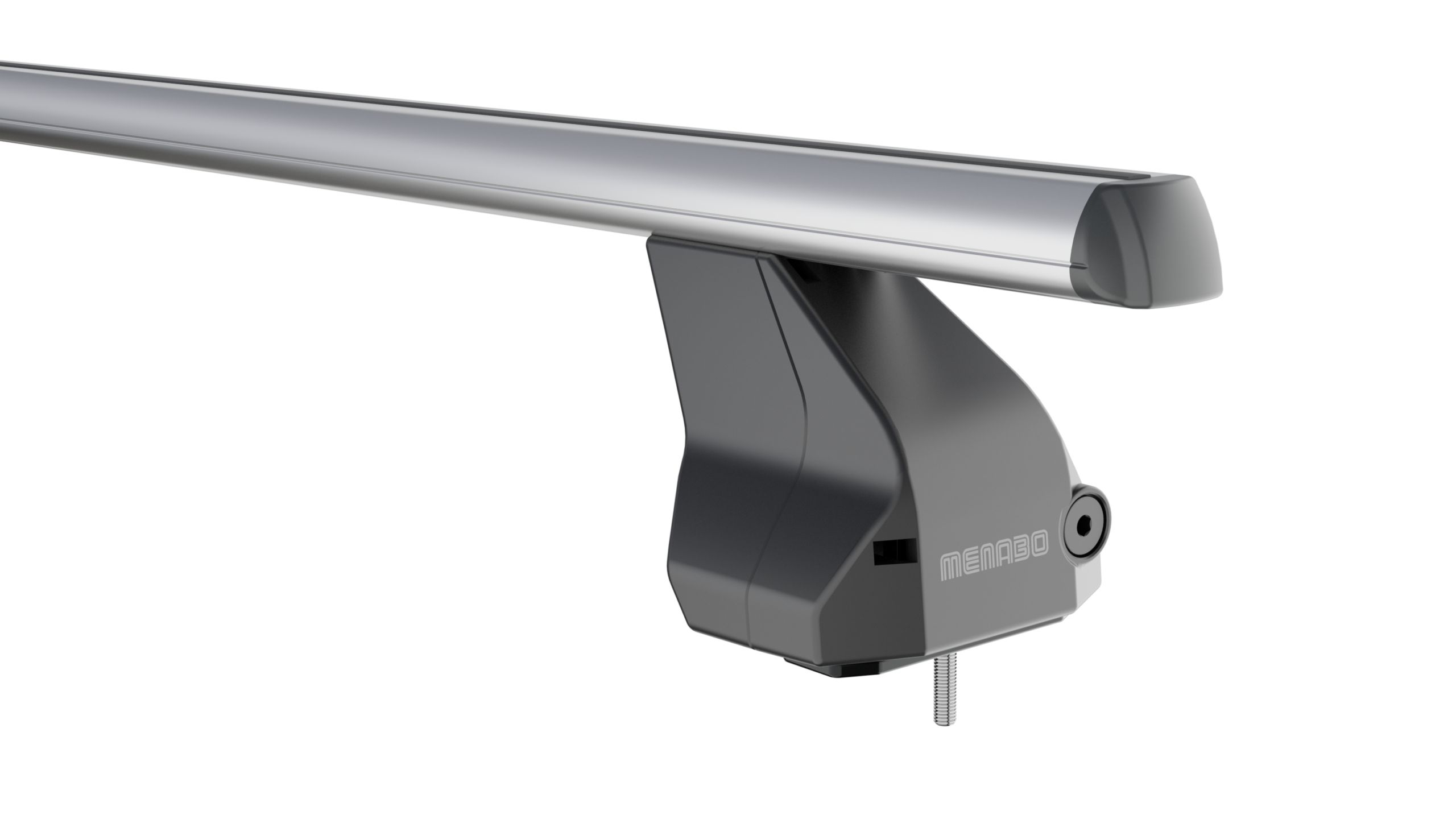 MENABO Ολοκληρωμένο Σετ Μπάρες Οροφής Αλουμινίου Omega M 112 Cm Σε Ασημί Χρώμα Για Ford Fusion 5 Doors 2002>2012 - 2 Tem. (9780/MB+13460/MB) - Thumbnail 7