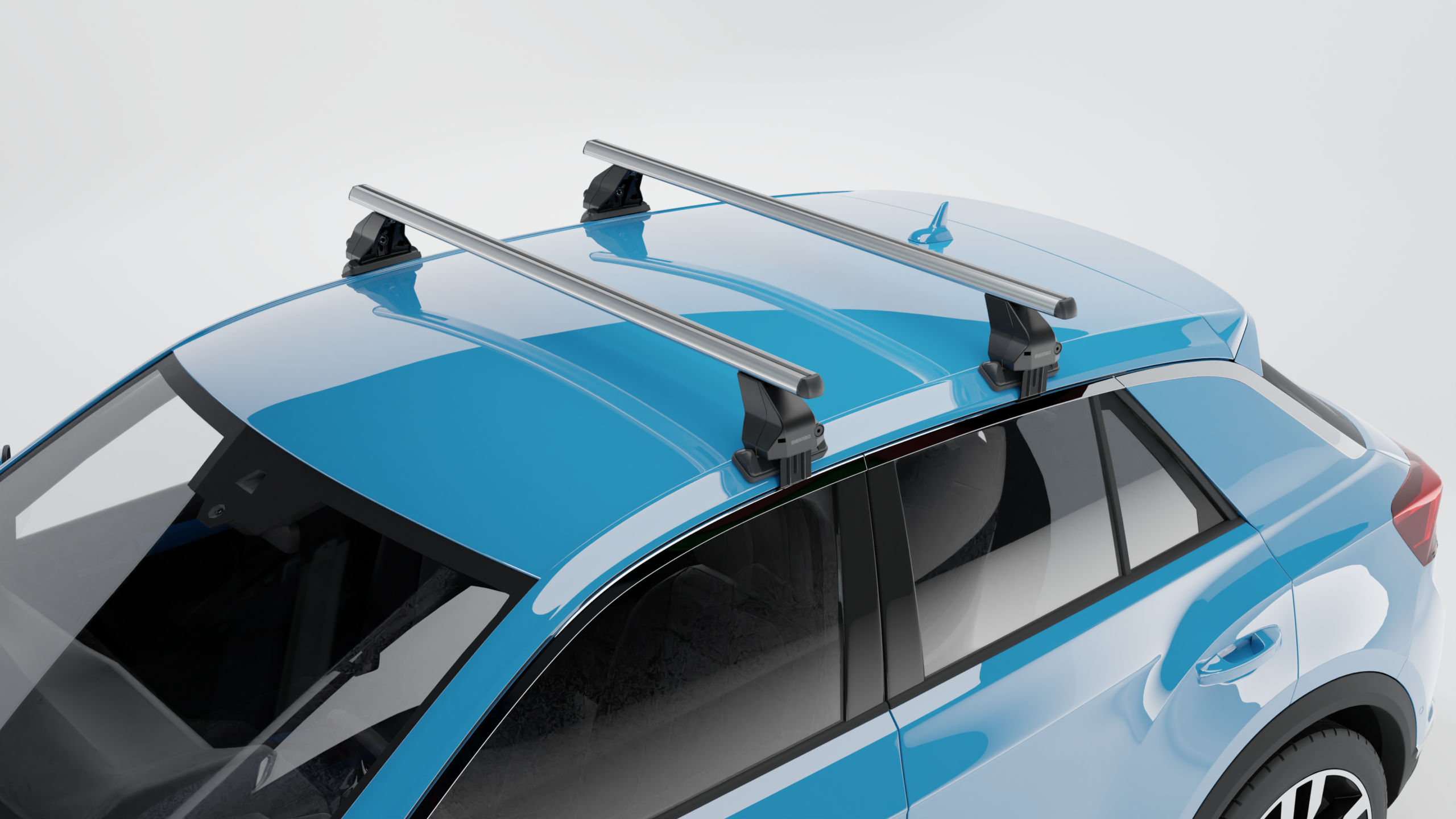 MENABO Ολοκληρωμένο Σετ Μπάρες Οροφής Αλουμινίου Omega M 112 Cm Σε Ασημί Χρώμα Για Mazda CX-7 5 Doors 2006>2012 - 2 Τεμ. (10670/MB+13460/MB) - Thumbnail 9