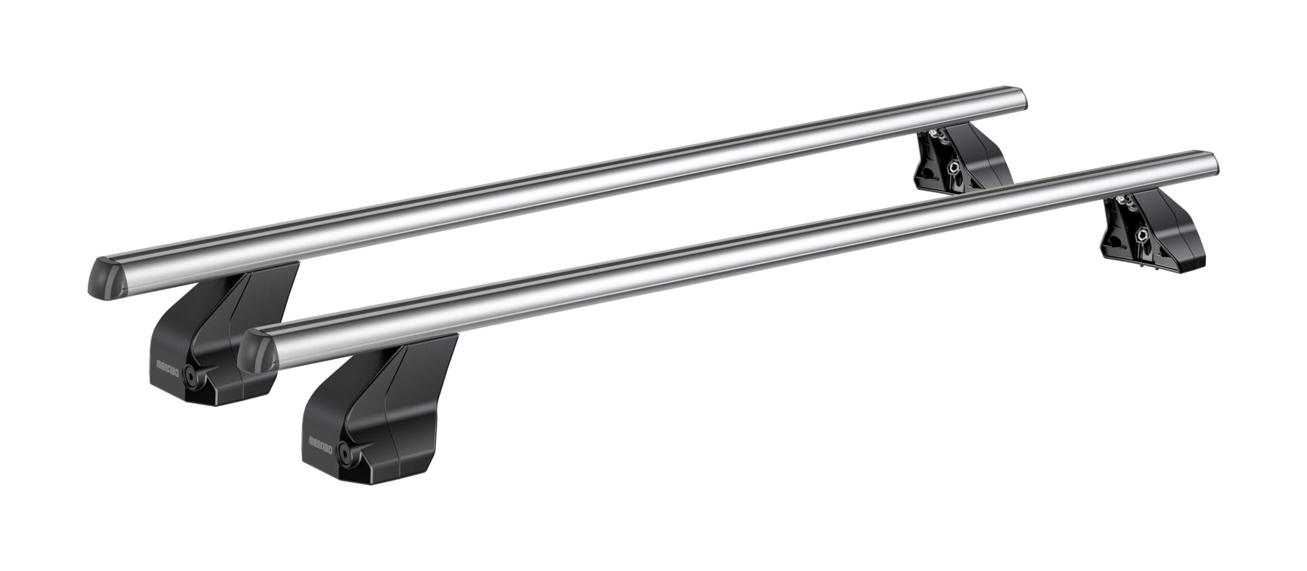 MENABO Ολοκληρωμένο Σετ Μπάρες Οροφής Αλουμινίου Omega M 112 Cm Σε Ασημί Χρώμα Για Opel Corsa (b) / Vita 3/5 Doors 1993>2000 - 2 Τεμ. (10760/MB+13460/MB) - Thumbnail 4