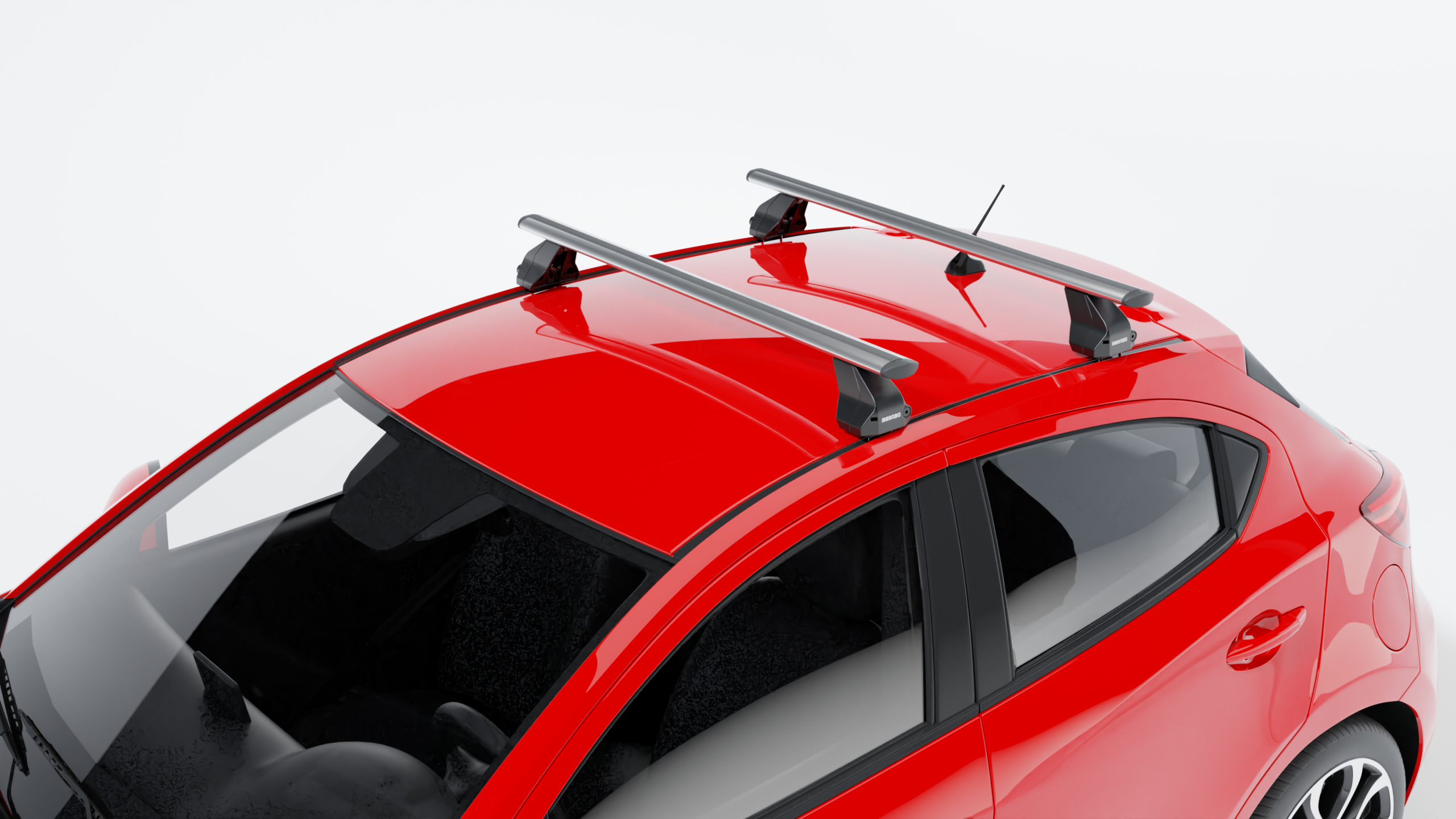 MENABO Ολοκληρωμένο Σετ Μπάρες Οροφής Αλουμινίου Omega Plus L 130 Cm Σε Ασημί Χρώμα Για HONDA Cr-v Iv 5 Doors 2012>2016 - 2 Τεμ. (9680/MB+14730/MB) - Thumbnail 10