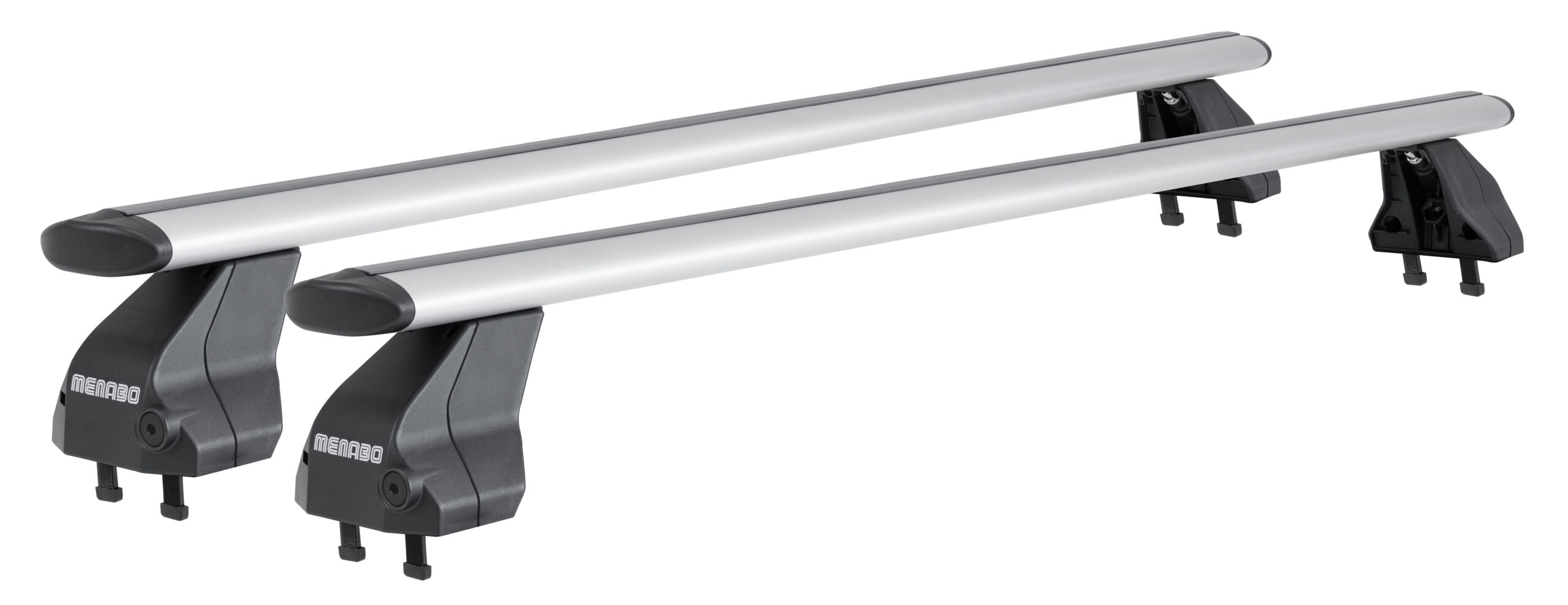 MENABO Ολοκληρωμένο Σετ Μπάρες Οροφής Αλουμινίου Omega Plus L 130 Cm Σε Ασημί Χρώμα Για Peugeot 5008 5 Doors 2009>2016 - 2 Τεμ. (10610/MB+14730/MB) - Thumbnail 9