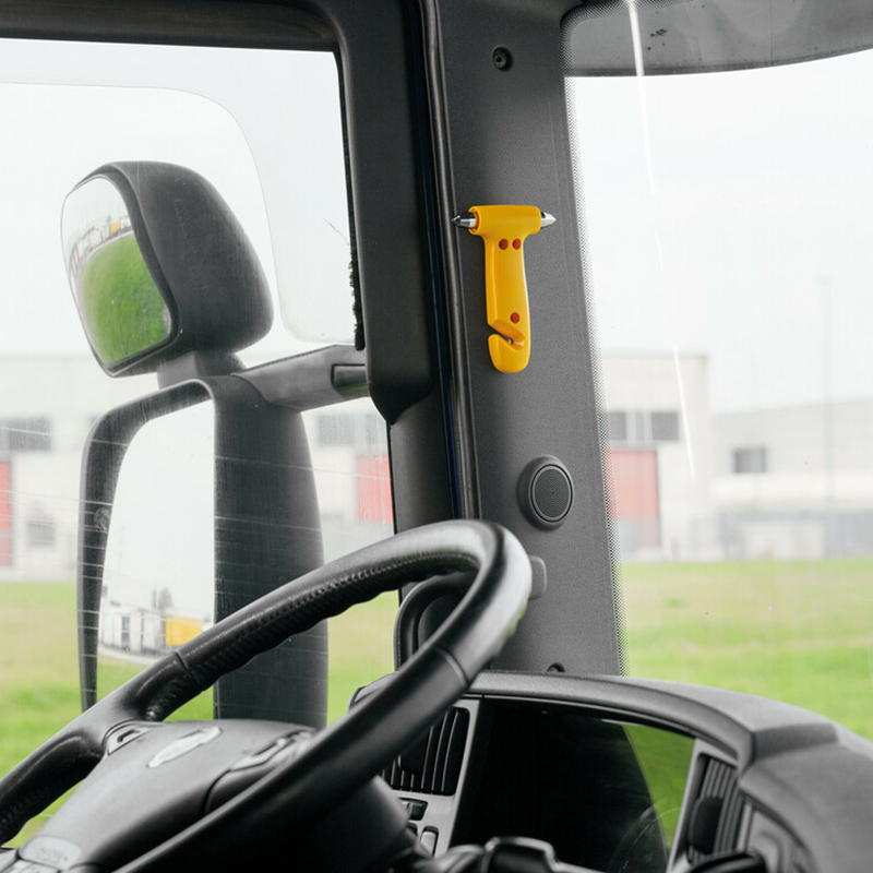 LAMPA - Θραύστης Τζαμιού Με Κοπτικό Ζώνης 2 Σε 1 Emergency Escape Tool Σε Κίτρινο Χρώμα - 1 Τεμ. (L4807.0) - Thumbnail 5
