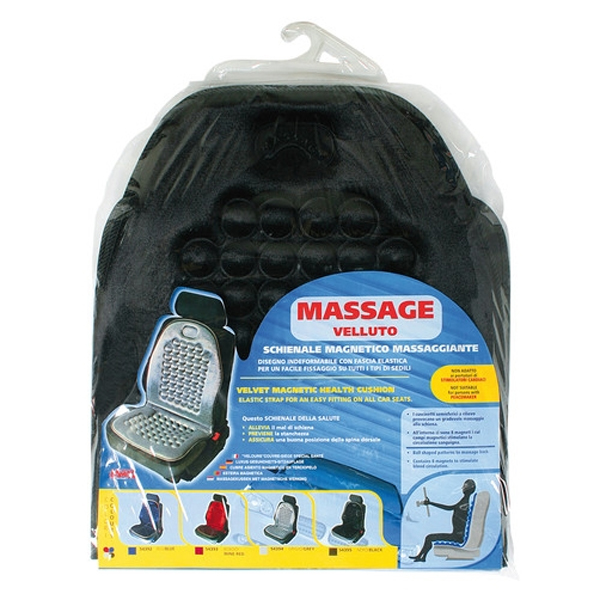 Πλατοκαθισμα Μαυρο Massage-velluto - Thumbnail 2