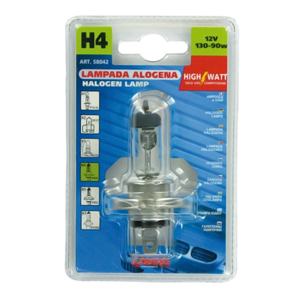 H4 Αλογονου 12V/130-90W 92MM Λαμπα - Thumbnail 4