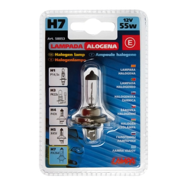 H7 Αλογονου 12V/55W PX26D 57MM - Thumbnail 4