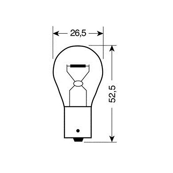 P21W 12V 21W BA15S Μονοπολικο Chrome Series Καθρεπτης Μονοπολικο Λευκο Φως Blister 2τεμ. - Thumbnail 2