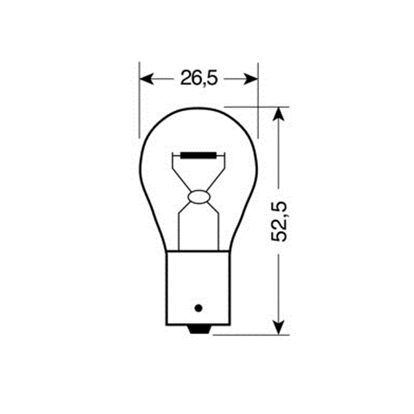 Λαμπακια Παρακεντρα 12V/PY21W - Thumbnail 2