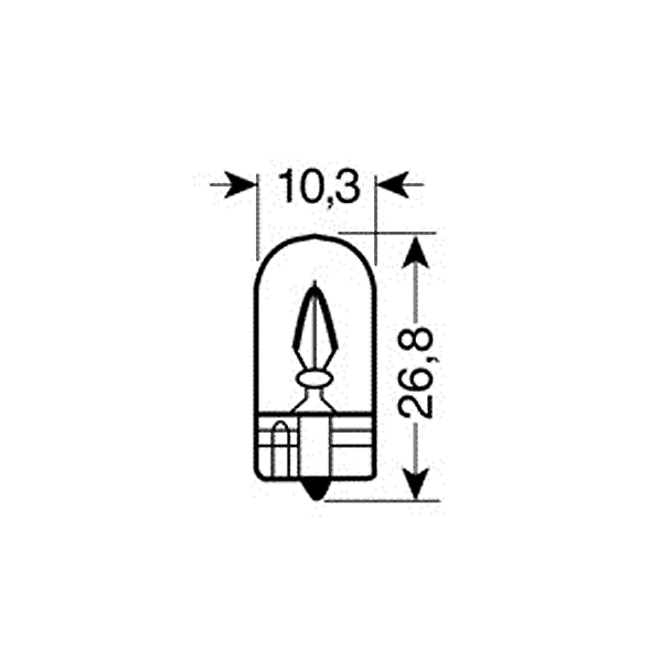 Λαμπα Ακαλυκη 12V/5W WY5W - Thumbnail 2