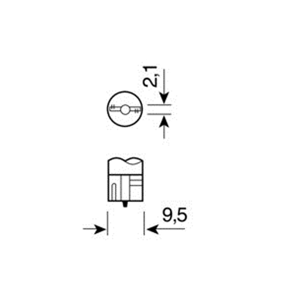 Λαμπα Ακαλυκη 12V/5W WY5W - Thumbnail 3