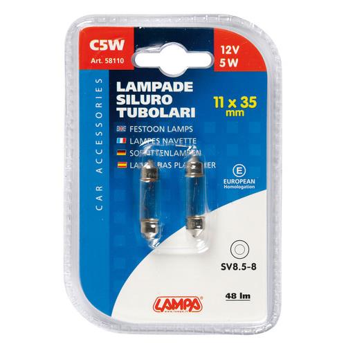 Λαμπα Σωληνωτη C5W/12V SV8,5X8 11X35MM - Thumbnail 2