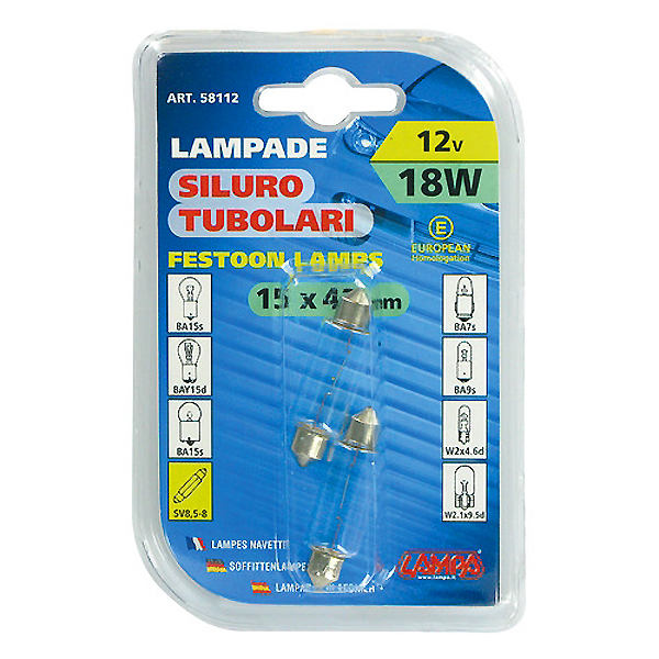 Σετ Λαμπακια 12V/18W SV8.5-8 - Thumbnail 2