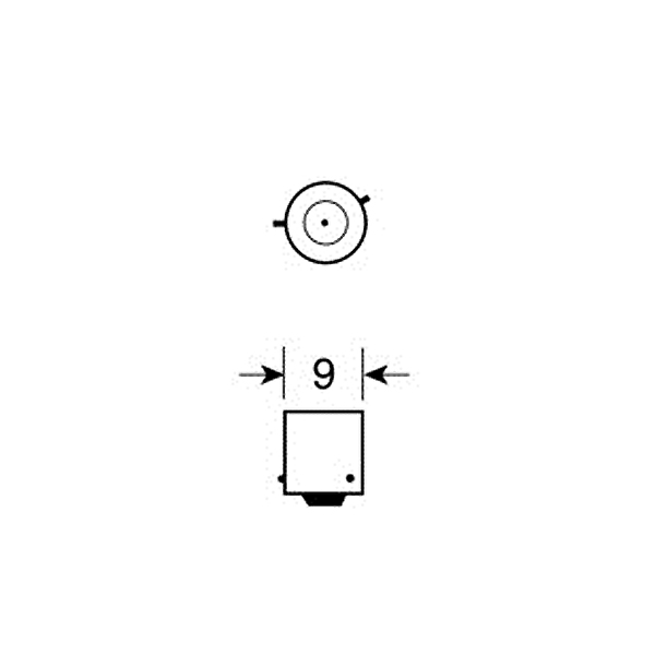 Λαμπα Τυπου Μινιον BAX9S 12V/6W 9X30MM Η6W - Thumbnail 3