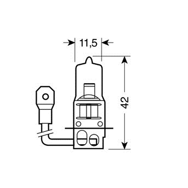 H3 Blu-xe  12V/55W 42MM 4.150κ - Thumbnail 4