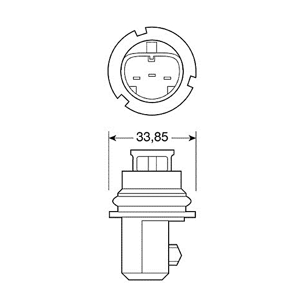 HB1 9004 12V 65/45W BLU-XE 4.500K +20% ΚΟΥΤΙ 2ΤΕΜ.