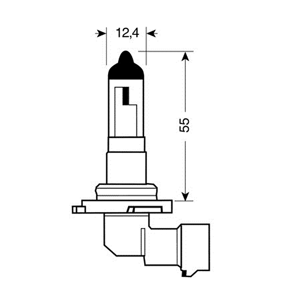 HB4/9006 55W 12V - Thumbnail 2