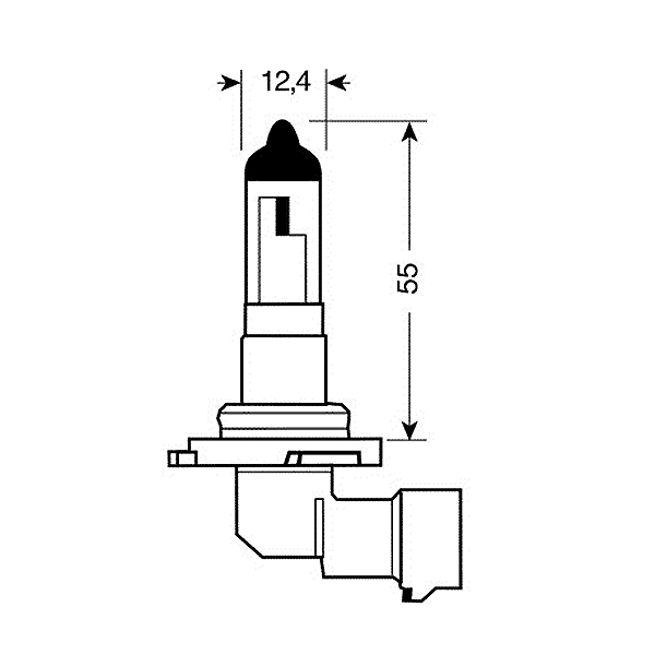 HB4 9006 Blue Χενον 12V/55W 4.500κ - Thumbnail 2