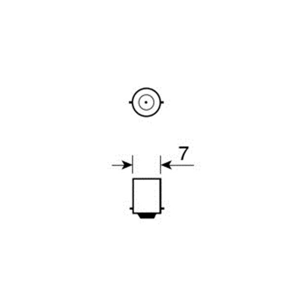 Λαμπακια Μινιον (j) 12V/2W BA7S Μωβ 21MM - Thumbnail 4