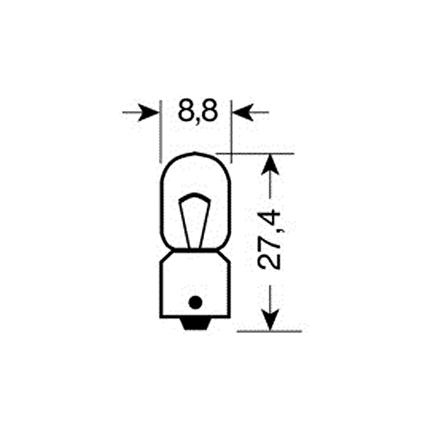 Λαμπακια Μινιον 12V T4W BA9S Κοκκινα - Thumbnail 4