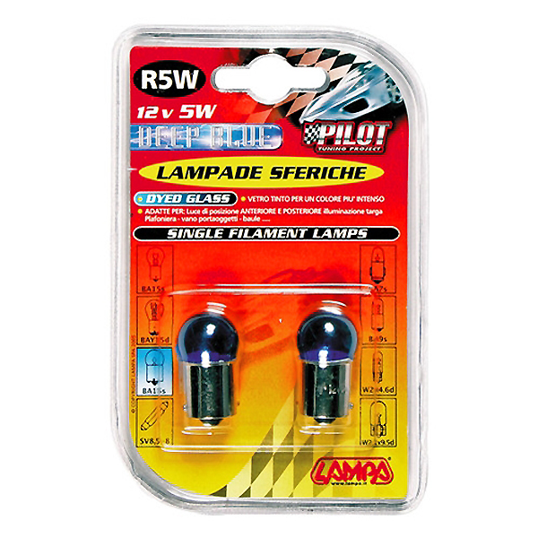 Σετ Λαμπακια Blue Xenon R5W 12V 5W - Thumbnail 2
